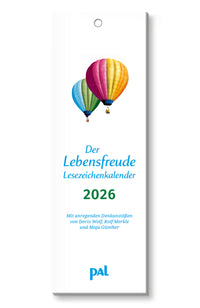Der Lebensfreude-Lesezeichen-Kalender 2026