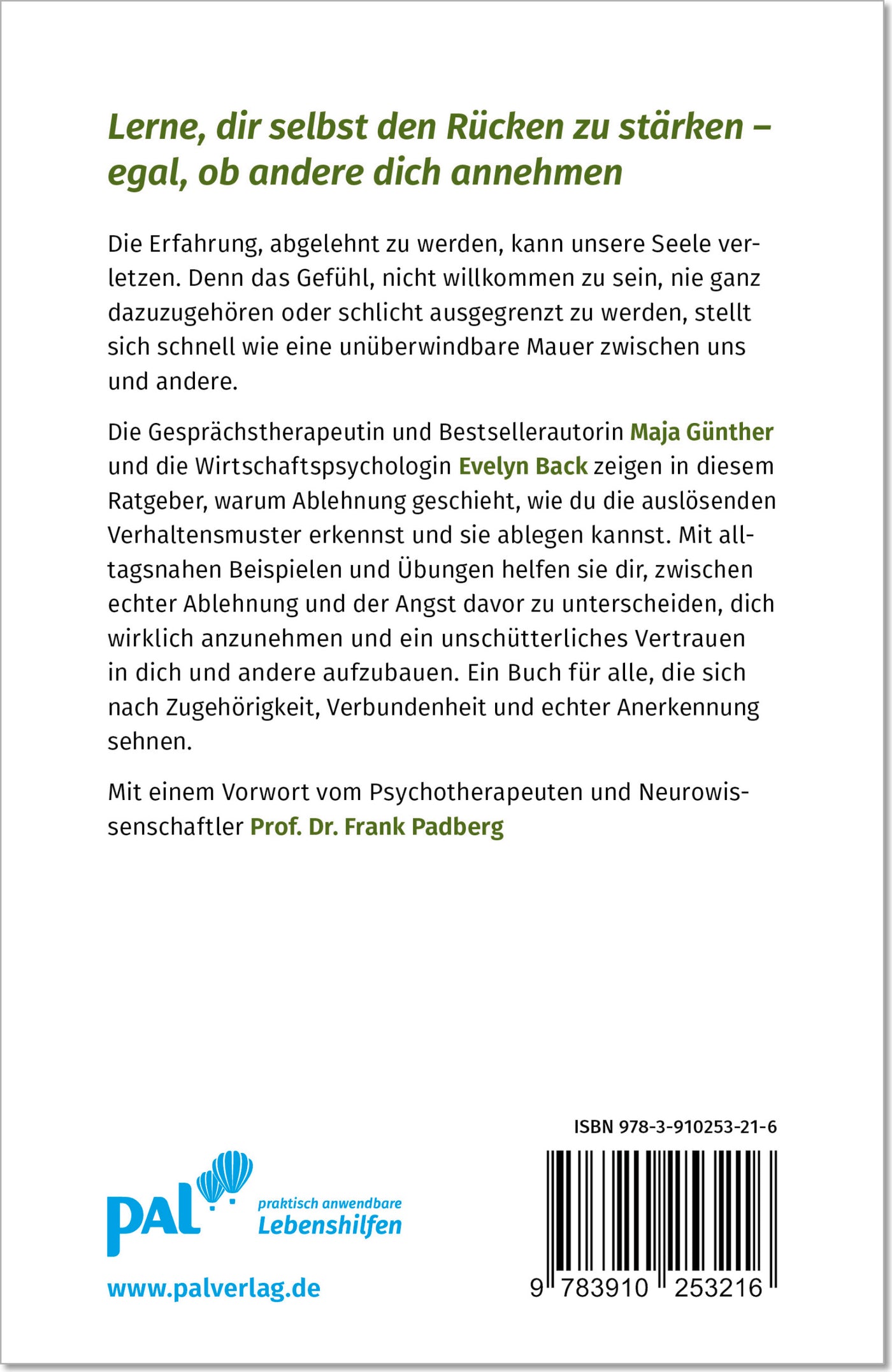 Angst vor Ablehnung, Gefühl der Ablehnung, Erfahrung der Ablehnung
