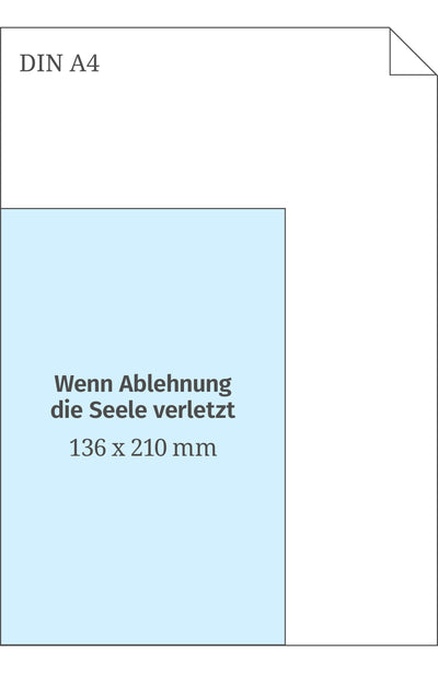 Ablehnung ist wie eine Mauer, die sich zwischen dich und andere stellt. 