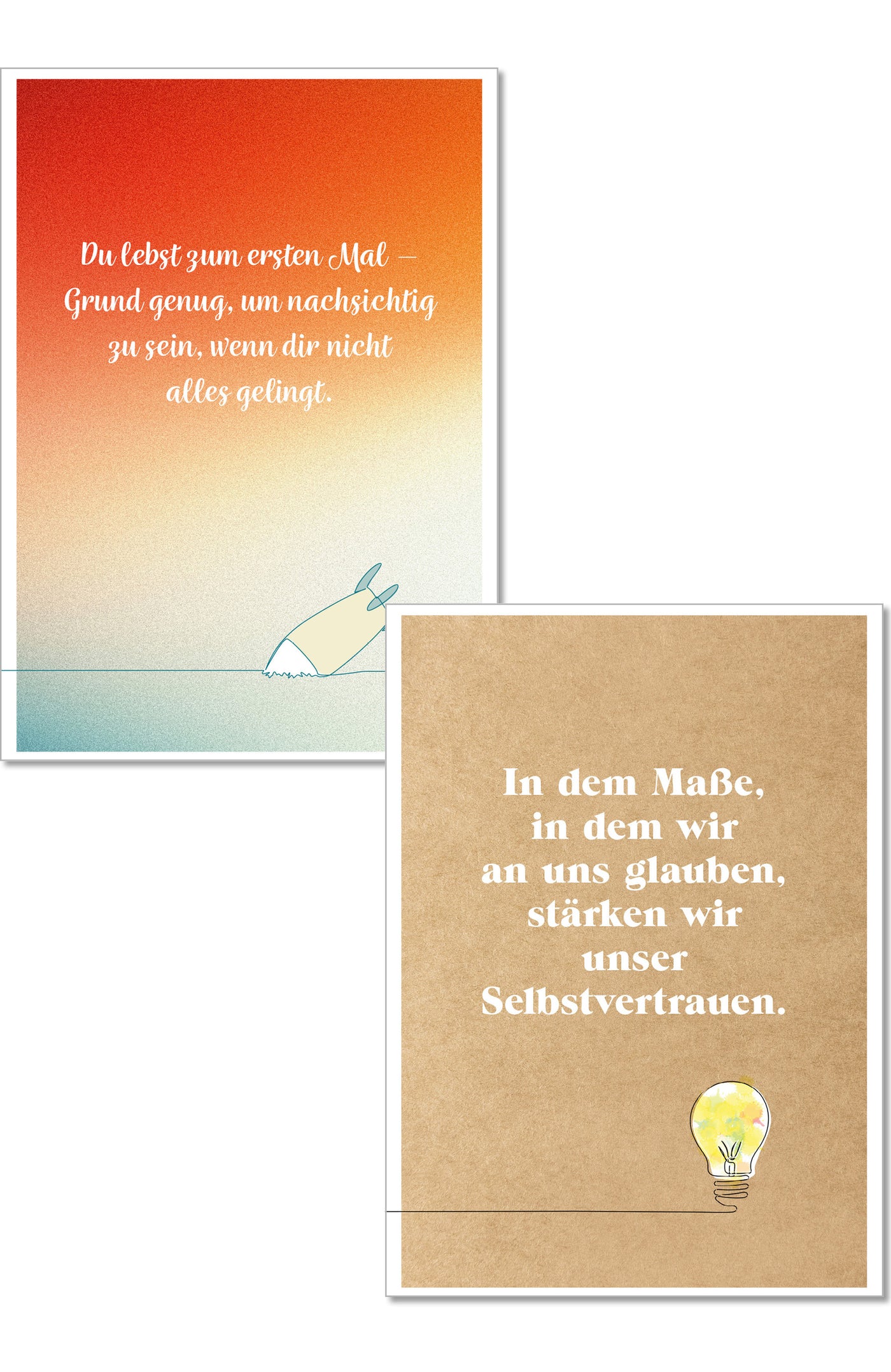 Lebensfreude Postkarten Postkartenbuch Spruch Zitat Denkanstöße Doris Wolf Rolf Merkle Maja Günther Illustration Oneline Geschenk Dekoration Ballon