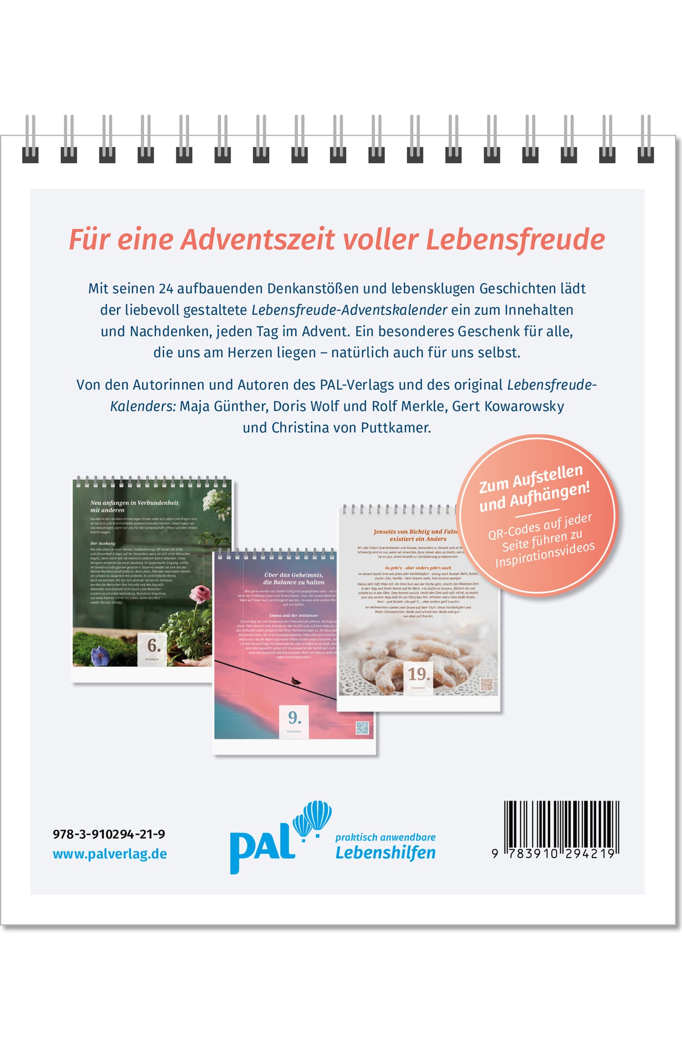 Der Lebensfreude-Adventskalender 2025