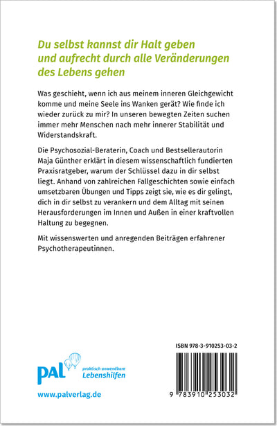 Ratgeber PAL Verlag So findest du innere Stabilität mentale Widerstandkraft  Maja Günther Doris Wolf Rückseite